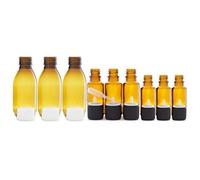 VOSHUILES.COM HUILES ESSENTIELLES & VEGETALES 3 flacons de 60ml, 3 flacons de 20ml et 3 flacons de 10ml avec bouchons