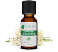 Voshuiles - Huile Essentielle Achillée Millefeuille - 2ml - 100% Pure et Naturelle - HEBBD - Utilisation en Massage dans Huile Végétale - Traçabilité et Qualité - Entreprise Française