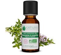 Voshuiles - Huile Essentielle Marjolaine à Coquilles Bio 20ml - Parfum Aromatique et Légèrement Épicé - Huiles Essentielles de Qualité - 100% Pure et Naturelle - HEBBD et Certifiée ECOCERT