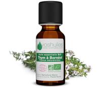 VOSHUILES.COM HUILES ESSENTIELLES & VEGETALES Huile Essentielle BIO de Thym à Bornéol - 20ml