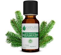 VOSHUILES - Huile Essentielle Aiguille de Sapin de Sibérie 20ml - 100% Pure et Naturelle - HEBBD - Diffusion - Parfum Doux - Traçabilité - Qualité Française