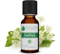 Voshuiles - Huile Essentielle Angélique - 2ml - 100% Pure et Naturelle - HEBBD - Utilisation en Massage dans Huile Végétale - Parfum Très Aromatique - Traçabilité et Qualité - Entreprise Française