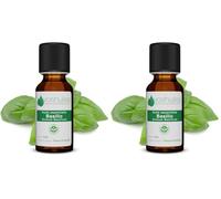 VOSHUILES - Huile Essentielle Basilic 10ml - 100% Pure et Naturelle - HEBBD - Parfum Très Aromatique - Utilisation Massage - Traçabilité - Entreprise Française (Lot de 2)
