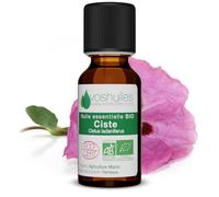 VOSHUILES - Huile Essentielle Bio de Ciste Ladanifère 2ml - 100% Pure et Naturelle - Certifiée Ecocert en Agriculture Biologique - Bouchon Compte-Goutte