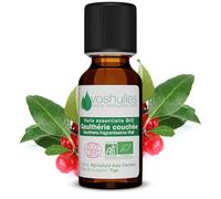 VOSHUILES - Huile Essentielle BIO Gaulthérie couchée 5ml - 100% Pure et Naturelle - HEBBD et ECOCERT - Parfum Stimulant et Aromatique