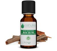 Voshuiles - Huile Essentielle Bois de Hô - 20ml - 100% Pure et Naturelle - HEBBD - Utilisation en Massage dans Huile Végétale - Parfum Très Aromatique - Traçabilité et Qualité - Entreprise Française