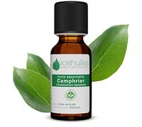 Voshuiles - Huile Essentielle Camphrier - 20ml - 100% Pure et Naturelle - HEBBD - Utilisation en Massage dans Huile Végétale - Parfum Très Aromatique - Traçabilité et Qualité - Entreprise Française