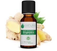 Voshuiles - Huile Essentielle Gingembre - 20ml - 100% Pure et Naturelle - HEBBD - Entreprise Française