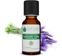 VOSHUILES - Huile Essentielle de Lavande Vraie - 60ml - 100% Pure et Naturelle - Idéale pour la Diffusion - Utilisation Polyvalente - Arôme Floral de Provence