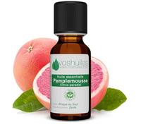 VOSHUILES - Huile Essentielle de Pamplemousse 10ml - 100% Pure et Naturelle - HEBBD - Huile Apaisante pour Fatigue - Idéal Diffuseur - Parfum Fruité et Gourmand