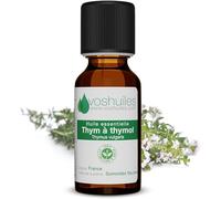 VOSHUILES - Huile Essentielle de Thym à Thymol - 10ml - Pure et Naturelle - Flacon Verre Ambré avec Compte-Gouttes - Distillation Vapeur - Aromathérapie