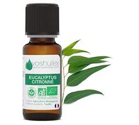 Voshuiles - Huile Essentielle Eucalyptus Citronné Bio 10ml - Parfum Frais - Réputé pour ses Nombreuses Vertus - Huiles Essentielles de Qualité - 100% Pure et Naturelle - HEBBD et Certifiée ECOCERT