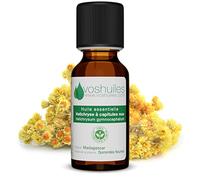 Voshuiles - Huile Essentielle Hèlichryse à Capitules Nus - 5ml - 100% Pure et Naturelle - HEBBD - Entreprise Française