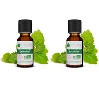 VOSHUILES - Huile Essentielle Patchouli BIO - 10ml - 100% Pure et Naturelle - Aromathérapie- Diffusion- Massage - Relaxation- Bien-être- Soin de la Peau (Lot de 2)