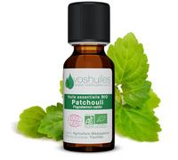 Voshuiles - Huile Essentielle Patchouli Bio 5ml - Parfum Boisé et Épicé - Intense Idéale pour Diffuseur - Huiles Essentielles de Qualité - 100% Pure et Naturelle - HEBBD et Certifiée ECOCERT