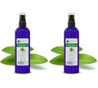 VOSHUILES - Hydrolat de Menthe Poivrée COSMOS - Eau Florale Naturelle pour Soin de la Peau - Rafraîchissante, Tonifiante, Cosmétique BIO - Usage Quotidien - 100ml (Lot de 2)