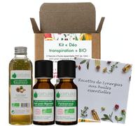 VOSHUILES - Kit Déo Stop-Transpiration - Huiles Essentielles Petit Grain Bigarade- Palmarosa- Macadamia - 100% Pure et Naturelle - 2x10ml- 1x50ml - HEBBD et ECOCERT