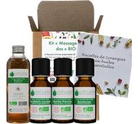 Voshuiles Kit « Massage Du Dos » 3 Huiles Essentielles Bio Et 1 Huile Végétale Bio