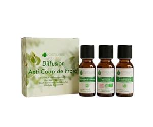 VOSHUILES - Kit Diffusion Anti Coup de Froid - 3 Huiles Essentielles