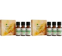 VOSHUILES - Kit Diffusion Anti-Stress BIO - 3x10ml - Huiles Essentielles Orange Douce Petit Grain Bigarade et Mandarine Verte - Détente Naturelle et Sommeil (Lot de 2)