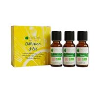VOSHUILES - Kit Été - Huiles BIO | Citronnelle, Citron & Lavande - HEBBD 100% pures - Idéal en diffusion estivale pour un intérieur frais et léger.