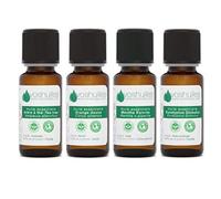 Voshuiles - Pack de 4 Huiles Essentielles BIO 10ml - Arbre à Thé, Eucalyptus Globulus, Menthe Poivrée, Orange Douce - Certifiées Ecocert HEBBD Aromathérapie