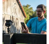 Vosker V150 LTE Wireless Outdoor Solar Caméra de chasse fonction time-lapse gris-noir