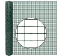 Voss.faming Grillage pour volière 10 m x100 cm - Trellis métallique, clôture métallique pour Campagnol, galvanisé, Vert