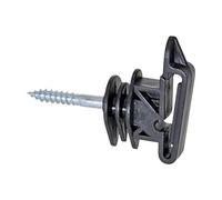 VOSS.farming 25x isolateurs pour Rubans Larges jusqu'à 40mm et Cordes de 6mm, Filetage pour Bois, pour clôture électrique