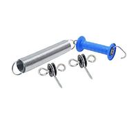 VOSS.farming kit poignée et Ressort portillon, Complet d'isolateurs poignée portillon, pour clôture pâturages, électrificateur de clôture électrique