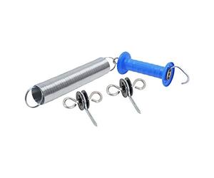 VOSS.farming kit poignée et Ressort portillon, Complet d'isolateurs poignée portillon, pour clôture pâturages, électrificateur de clôture électrique