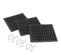 VOSS.farming Tapis de grattage, grattoir 27 x 69 cm, pour Chevaux, poneys, ânes, chèvres, Chiens, en Lot de 3