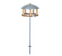 VOSS.garden Maison d'oiseaux de Jardin Kolding avec Support, mangeoire pour Oiseaux, Maison en Bois pour Oiseaux, Maison de Jardin, Oiseaux Sauvages