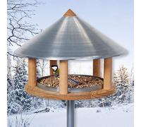 VOSS.garden Mangeoire pour Oiseaux Roskilde, Design Danois, 155 cm de Haut, diamètre 40 cm