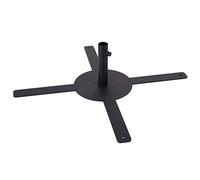 VOSS.garden Plaque de Base pour Maison d'oiseau Skagen Design Danois, à Poser sur Plaque de Base en métal Noir, Support, Support pour Maison d'oiseau