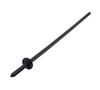 VOSS.garden Support pour Maison d'oiseau Design Skagen Danish à Poser, Pieds pour cabane à Oiseaux, Support pour mangeoire à Oiseaux, 3-pièces, métal Noir