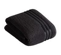 Vossen 1153280790 Cult de Luxe Serviette de Bain 100 x 150 cm Noir