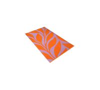 VOSSEN Serviette de plage en velours 100x180cm OCEAN LEAF Orange orange