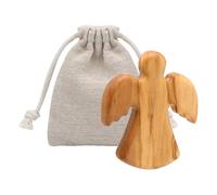 VOSSOT Ange Gardien En Bois D'olivier, Porte-Bonheur, Pour Examen, Prière, Cadeau Chrétien, Pour La Famille, Les Chrétiens, Les Amis, Le Concours Et Le Patient