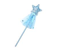 VOSSOT Bâton de fée avec étoile brillante à cinq branches et évoluée, plein de style conte de fées, convient pour les fêtes de Noël et le cosplay