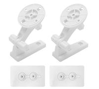 VOSSOT Lot de 2 supports muraux et de plafond pour caméra, compatible avec Tp-Link Tapo C200/C210/C220/C225/Tc70, Kasa Ec70/ Kc410s caméra de surveillance, rotation à 180 degrés