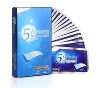 VOSSOT Lot de 28 bandes blanchissantes 5D - 14 paires de bandes blanchissantes pour les dents blanches - Blanchiment des dents en douceur - Blanchiment des dents