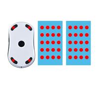 VOSSOT Lot de 40 Patins de Souris pour G Pro Wireless, Pieds de Souris universels Ultra Rapides, Superglide sur Verre, Tapis Glide Dot Skate Set de Patins à Pois - Propriétés de