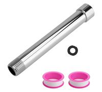 VOSSOT Rallonge de Douche, Extension Douche 6 In et 2 Bande de Joints, Tube D'Extension de Douches G1/2", Prolongateur Colonne, pour Pommeau de Salle de Bains