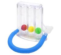VOSSOT Système d'entraînement respiratoire à 3 chambres - Appareil d'entraînement respiratoire à chambre pour fonction pulmonaire et thérapie vocale - Pour orthophonie, ergothérapie, entraînement