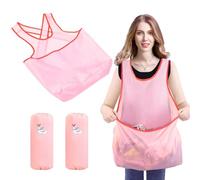 VOSSOT Wäschekittel Großer Tasche, tablier de lessive, Tablier de lavage Grande poche,Tablier de blanchisserie avec pochette,Tablier de séchage de linge portable,Tablier à linge sans manches