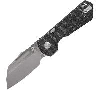 Vosteed Hedgehog S35VN Bead Blast & Brushed Black Micarta A1303
