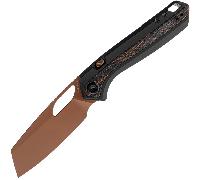 Vosteed Kroc 329, S35VN Copper Dune,Black Aluminum&Topo G10 A1810