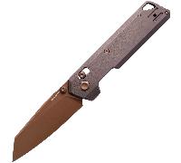 Vosteed Parallel S35VN Cuivre Dune Titane Violet Rougeâtre Foncé A3505