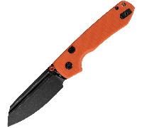 Vosteed Raccoon(TLL&MS Blade) 14C28N Black Stonewash,Orange G10 A2931